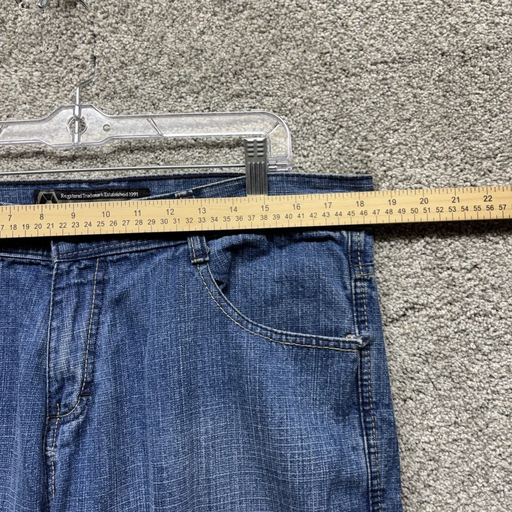 Vintage Southpole Jeans Men's 36x32 Embroidered Y2K Skater Blue Denim 90s